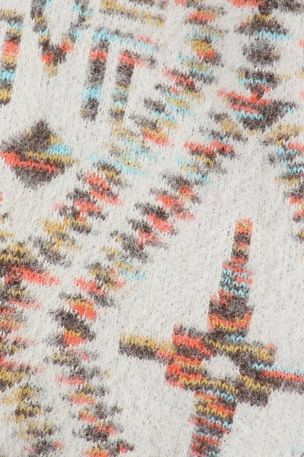 Oceanus Apparel - Wholesale Cardigan – Women’s - OUG10209 Abstract print long knit cardigan sweater8