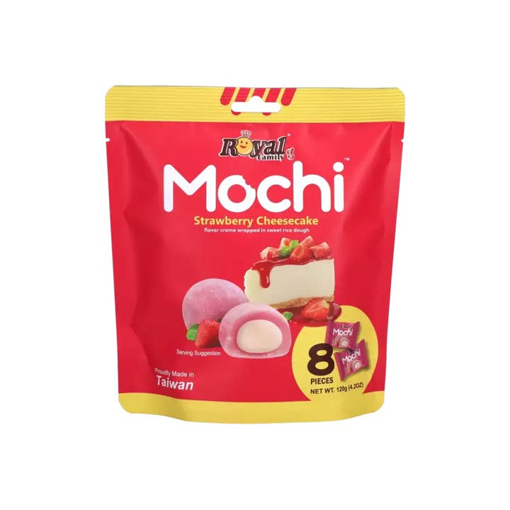 Royal Family - Mochi Strawberry Cheese Cake 8ea-120g for wholesale by Echo Sales Canada
