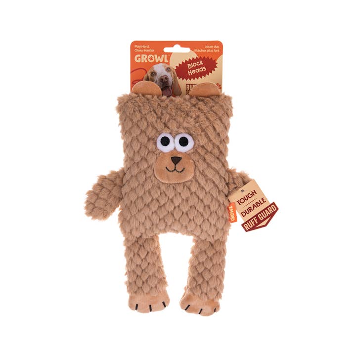Growl Block Heads Boxy de Beer para venta al por mayor de Hofman Animal Care
