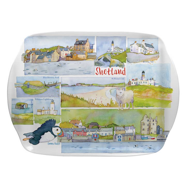 Shetland Medium Tray for wholesale by Emma Ball Ltd