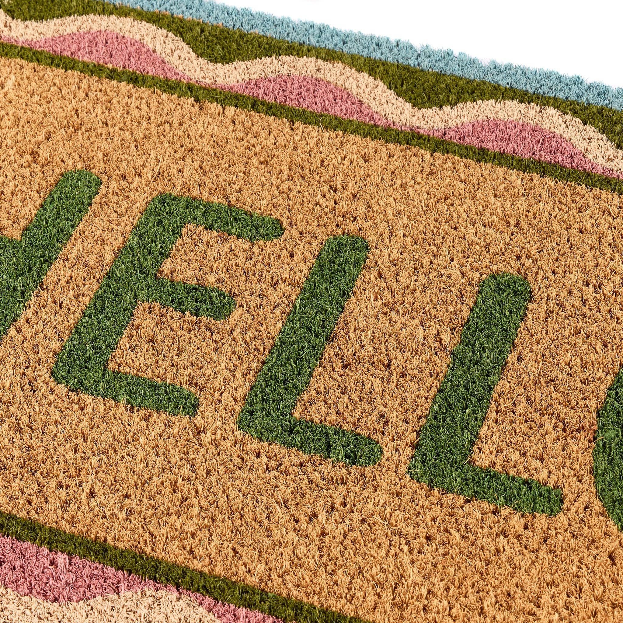 Phoenox Textiles - Wholesale Door Mat - My Mat Printed Coir Hello Scallop3