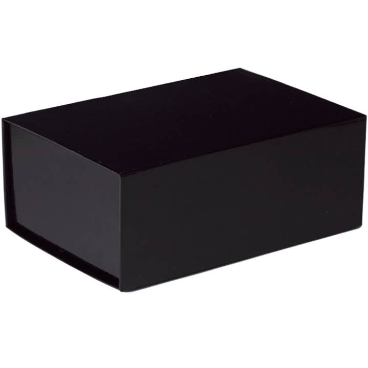 Black Gloss - Magnet Gift Boxes - Small for wholesale by Jillson & Roberts