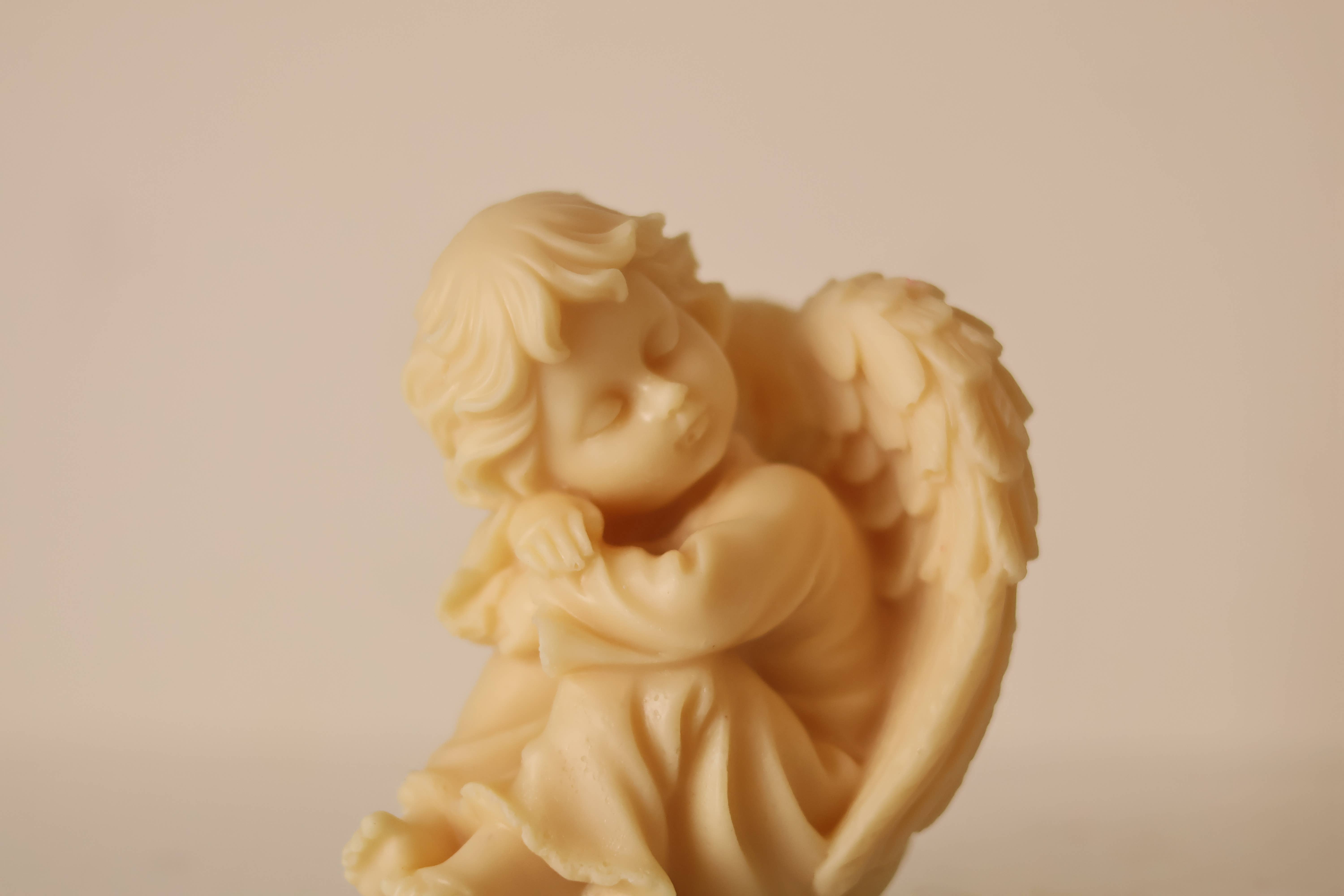 Agaboo Candle - Wholesale Novelty Candle - Cherub Baby Candle 4x4in - Angels8