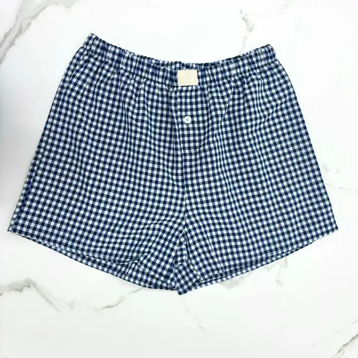 safistyle - Wholesale Shorts - Women's - Gingham High-Rise Shorts3