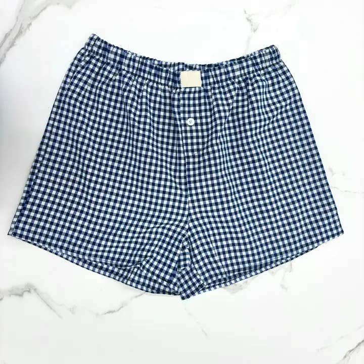 safistyle - Wholesale Shorts - Women's - Gingham High-Rise Shorts3