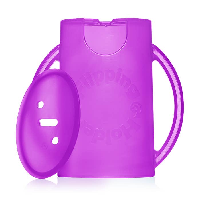 Flipping Holder DELUXE w/ LID (Purple) for wholesale by Flipping Holder