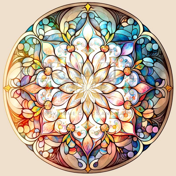 Fernville Creations - Wholesale Cutting Board - Mandala Charcuterie Board Tempered Glass Kitchen Decor
