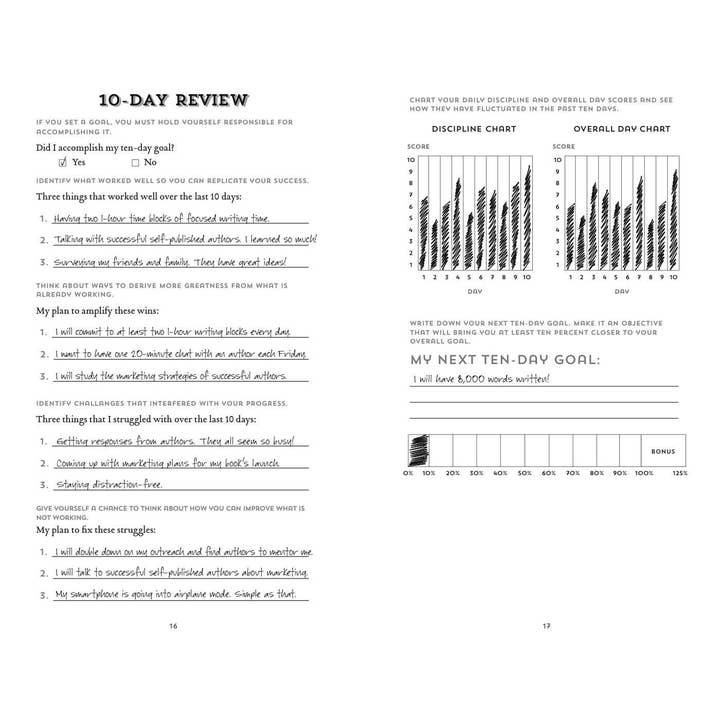 Hachette Book Group - Wholesale Journal/Diary - The 100-Day Goal Journal: Accomplish What Matters to You7