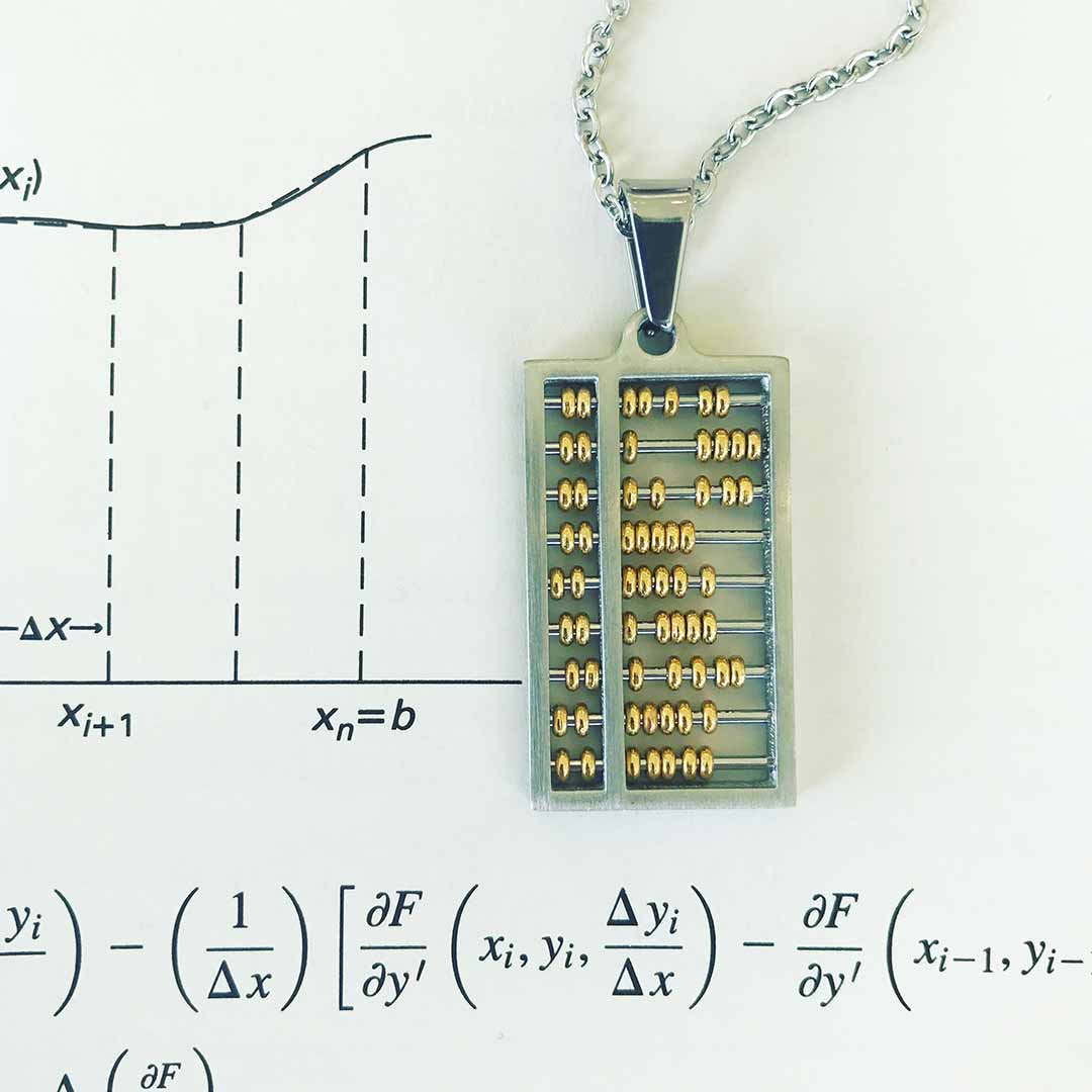 Boutique Academia - Vente Colliers à pendentif - Collier Abacus3
