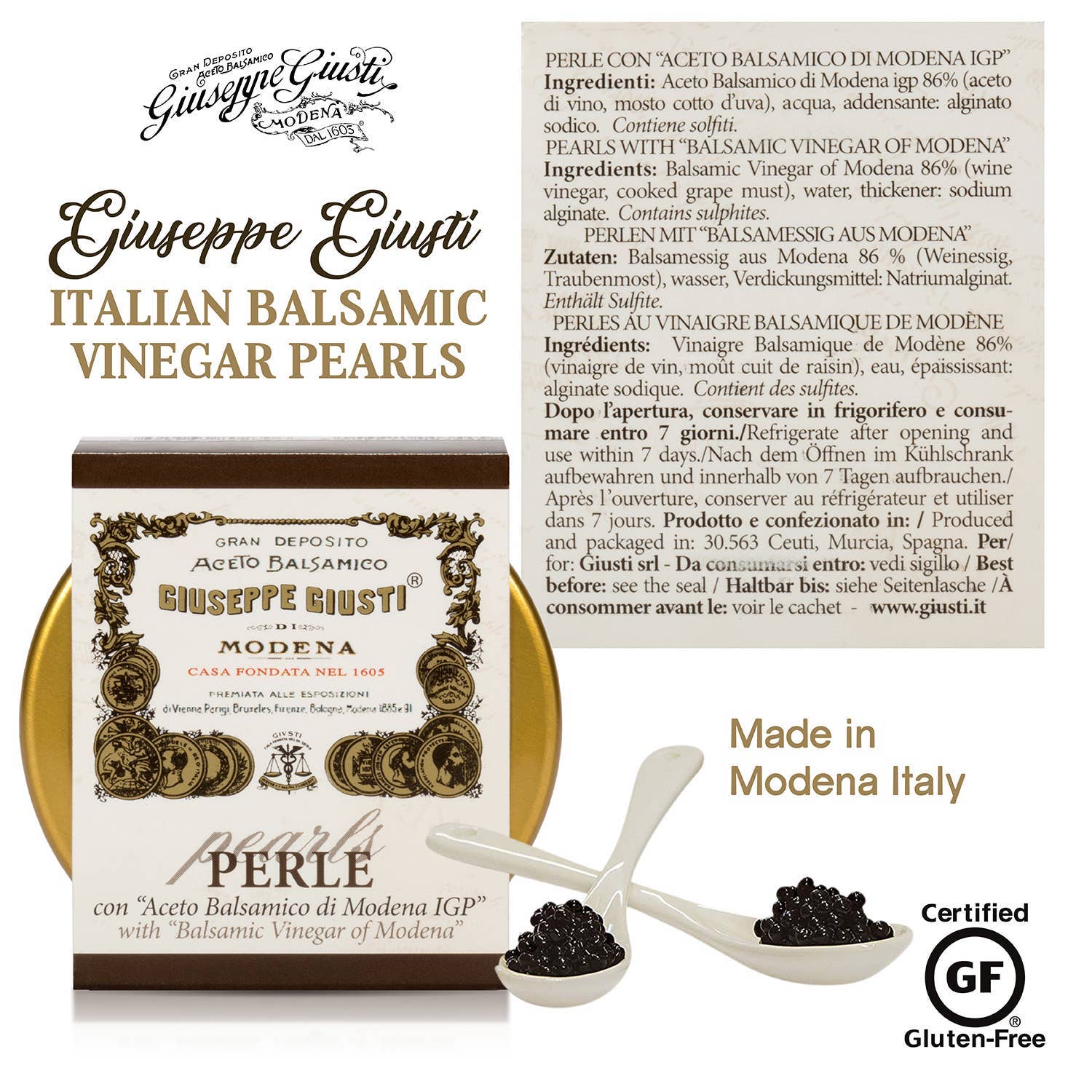 Mercato di Bellina - Wholesale Vinegar - Balsamic Vinegar Of Modena Pearls - IGP3