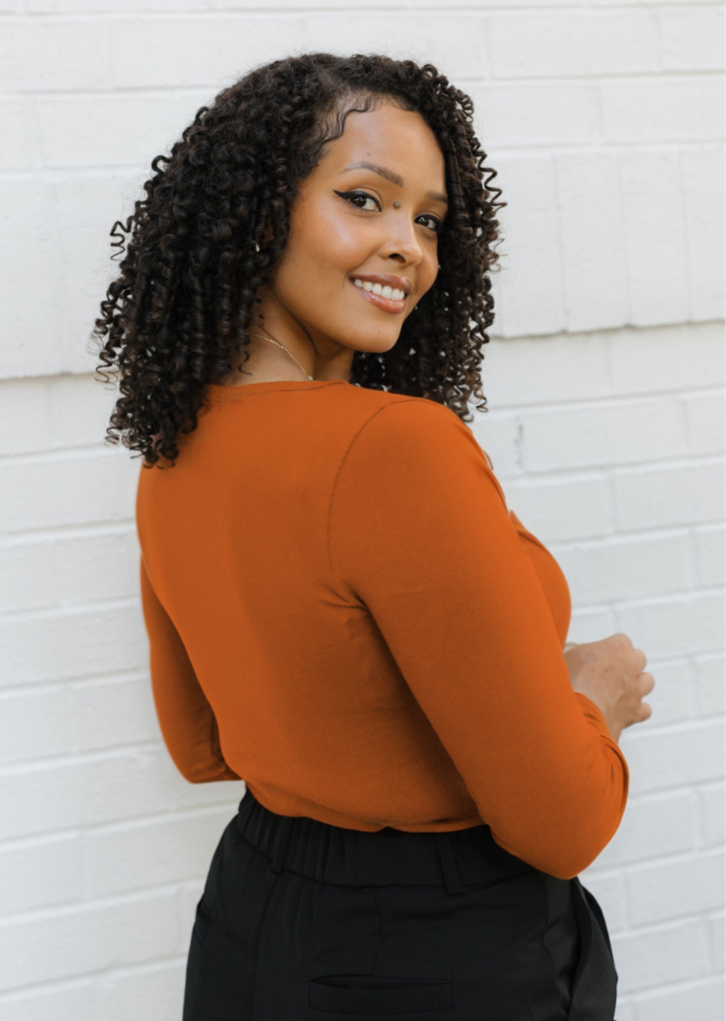 ELIETIAN - Vente Haut en maille – femme - Manches longues réversibles - Coupe incurvée22