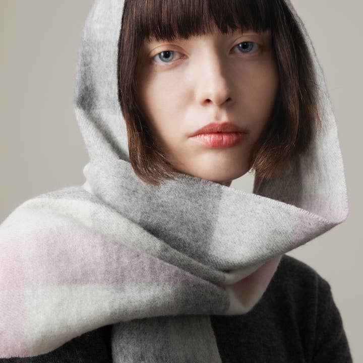 Kiltane - Wholesale Scarf - Unisex - Lambswool Scarf Cherub 5 Square Check1