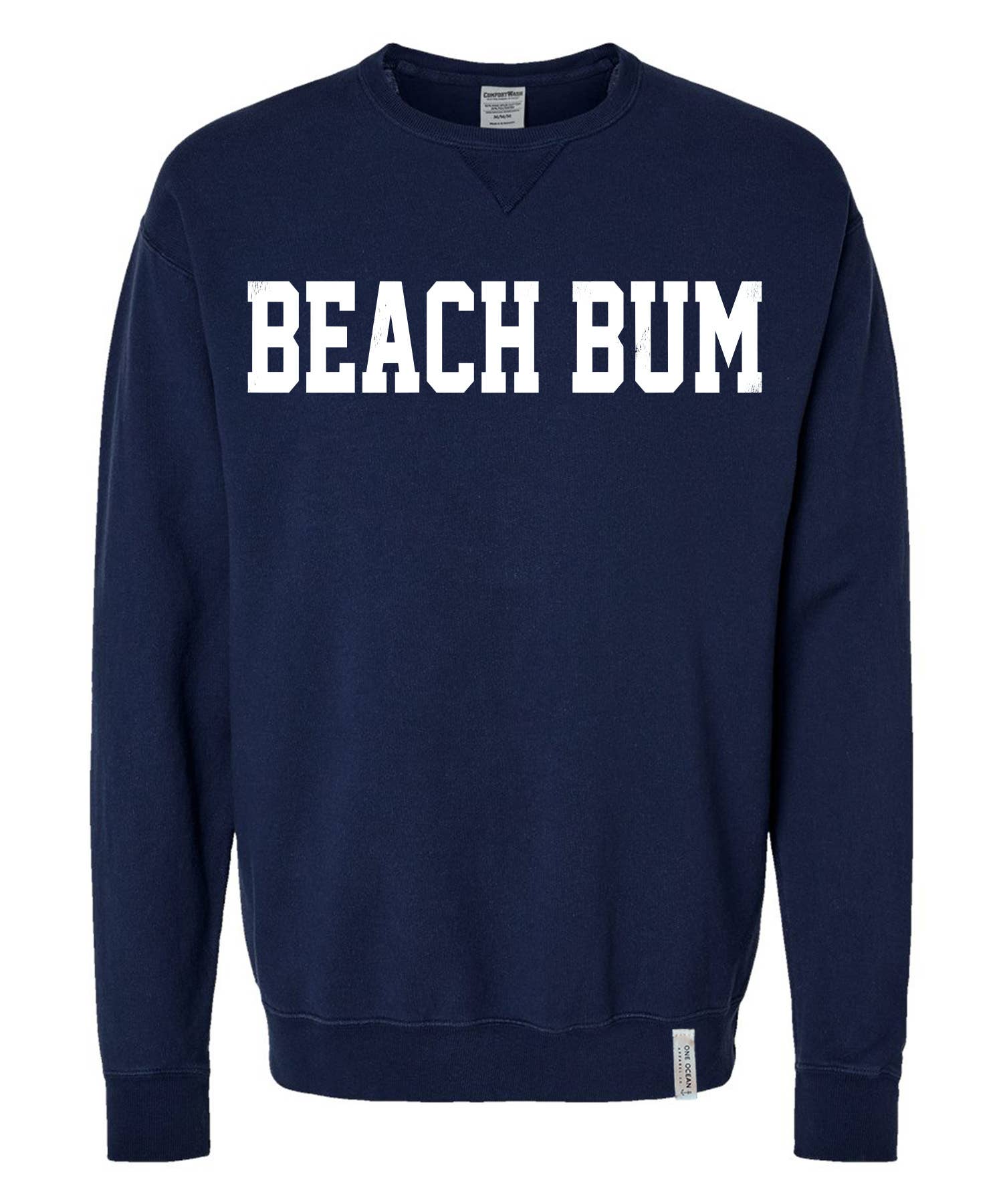 One Ocean Apparel Co.. - Wholesale Graphic Sweatshirt - Unisex - BEACH BUM Crewneck - CUSTOM COLORS4