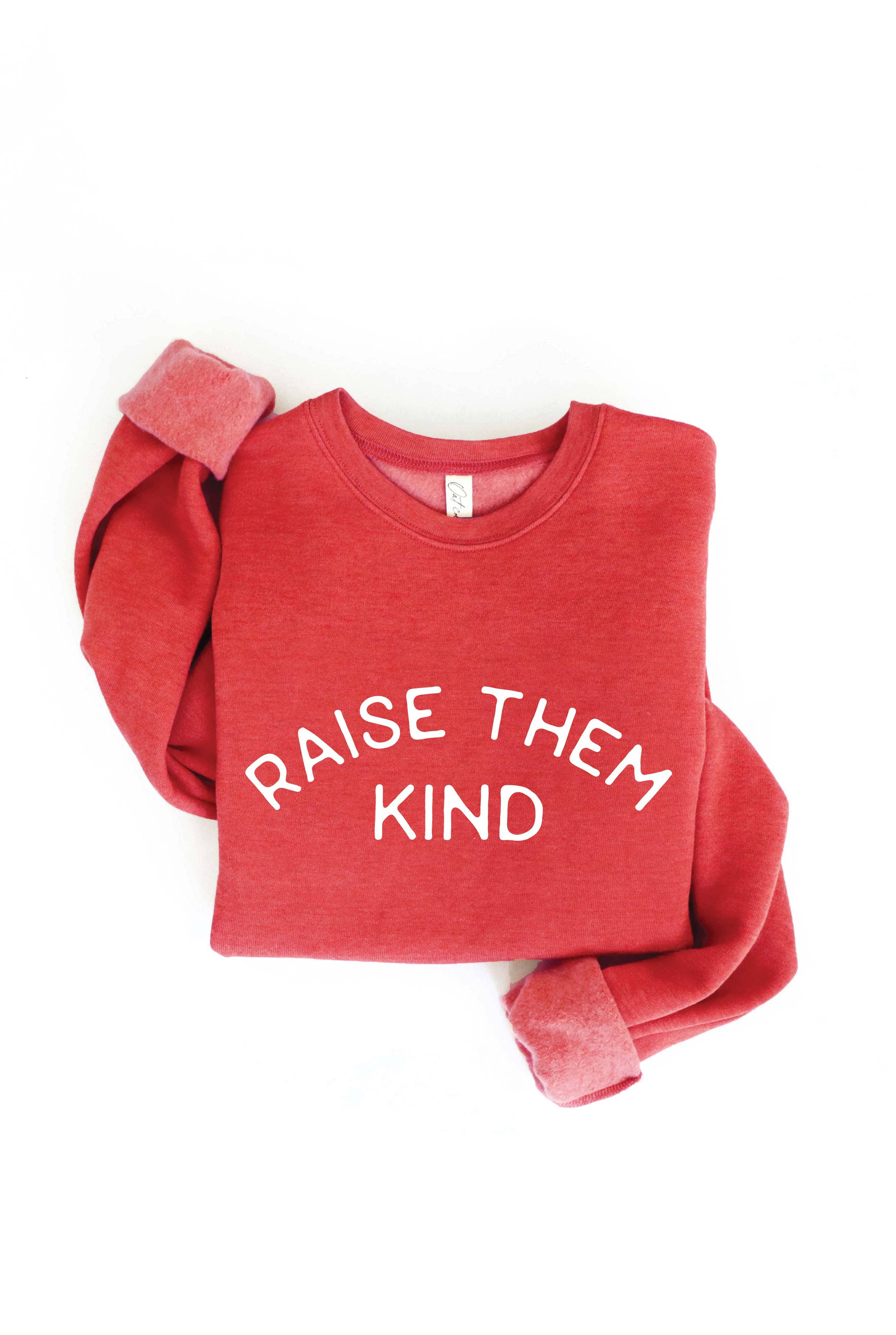 OAT COLLECTIVE - Wholesale Graphic Sweatshirt - Women's - RAISE THEM KIND Graphic Sweatshirt7