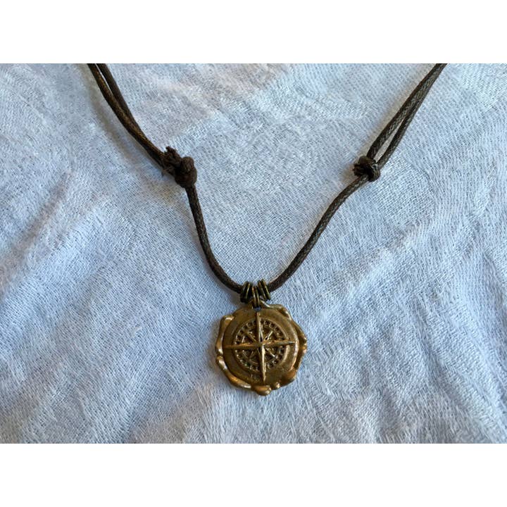 The Atlas Rose And Key - Wholesale Pendant/Charm Necklace - Compass Necklace3