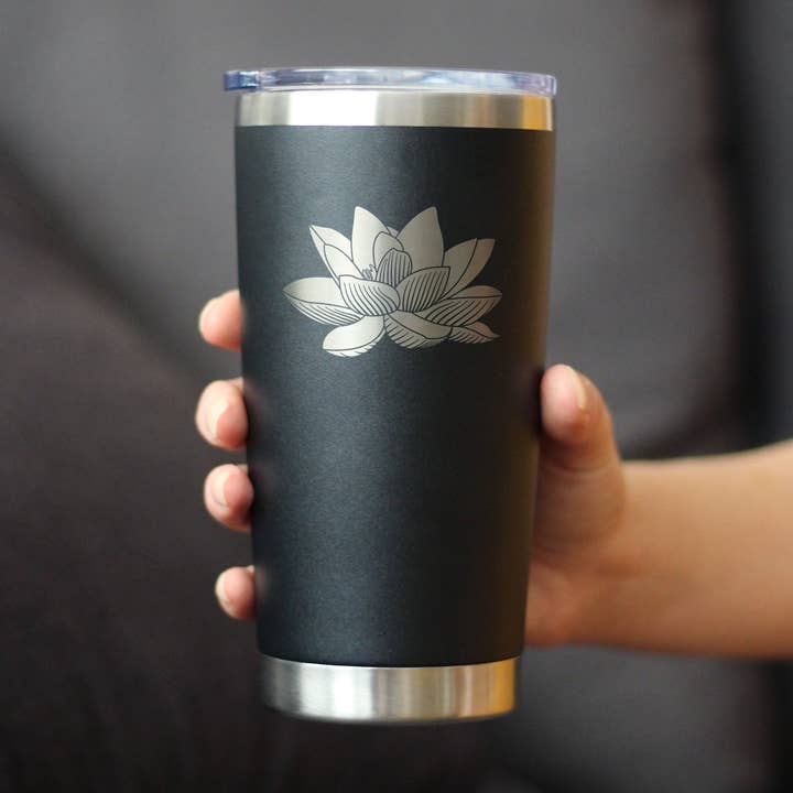 bevvee - Wholesale Insulated Mug/Tumbler - Lotus Flower Insulated Travel Tumbler - Lotus Gifts1