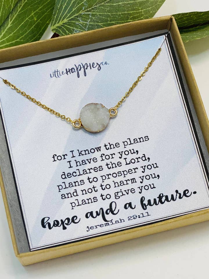 Jeremiah 29 11 Necklace, Christian Graduation Gifts, Christi for wholesale by Little Happies Co