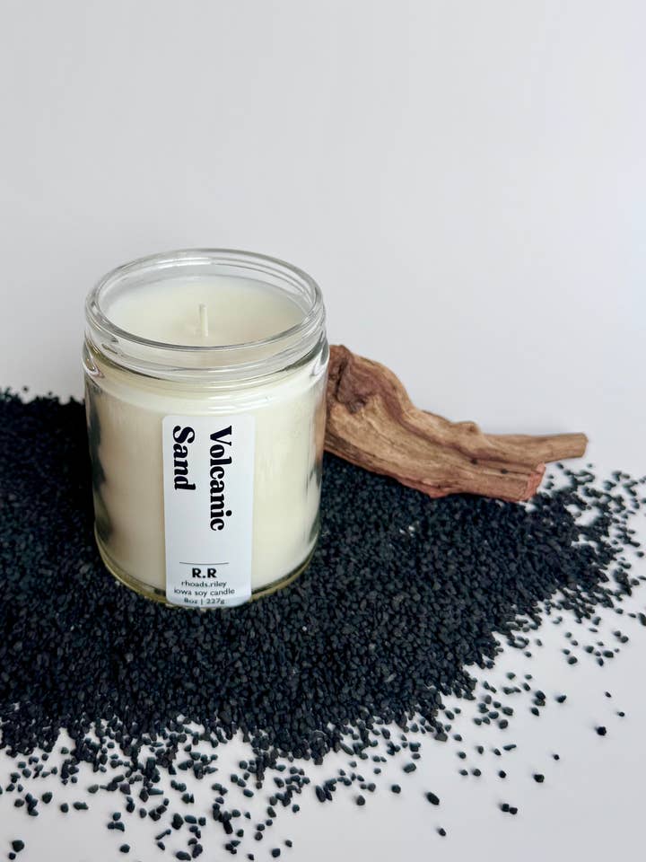 Volcanic Sands - 8 oz Soy Candle | Artisan Candle for wholesale by R.R -rhoads.riley Candles