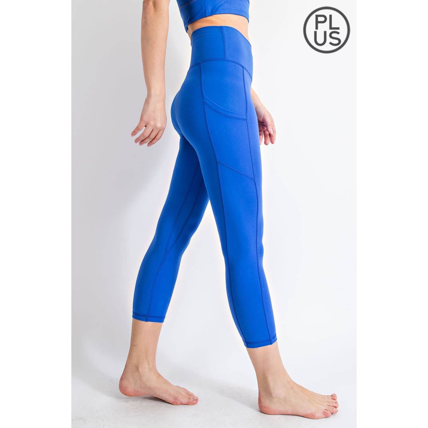 Rae Mode - Wholesale Athletic/Lounge Leggings - Women's - PLUS SIZE V WAIST CAPRI LENGTH LEGGINGS33