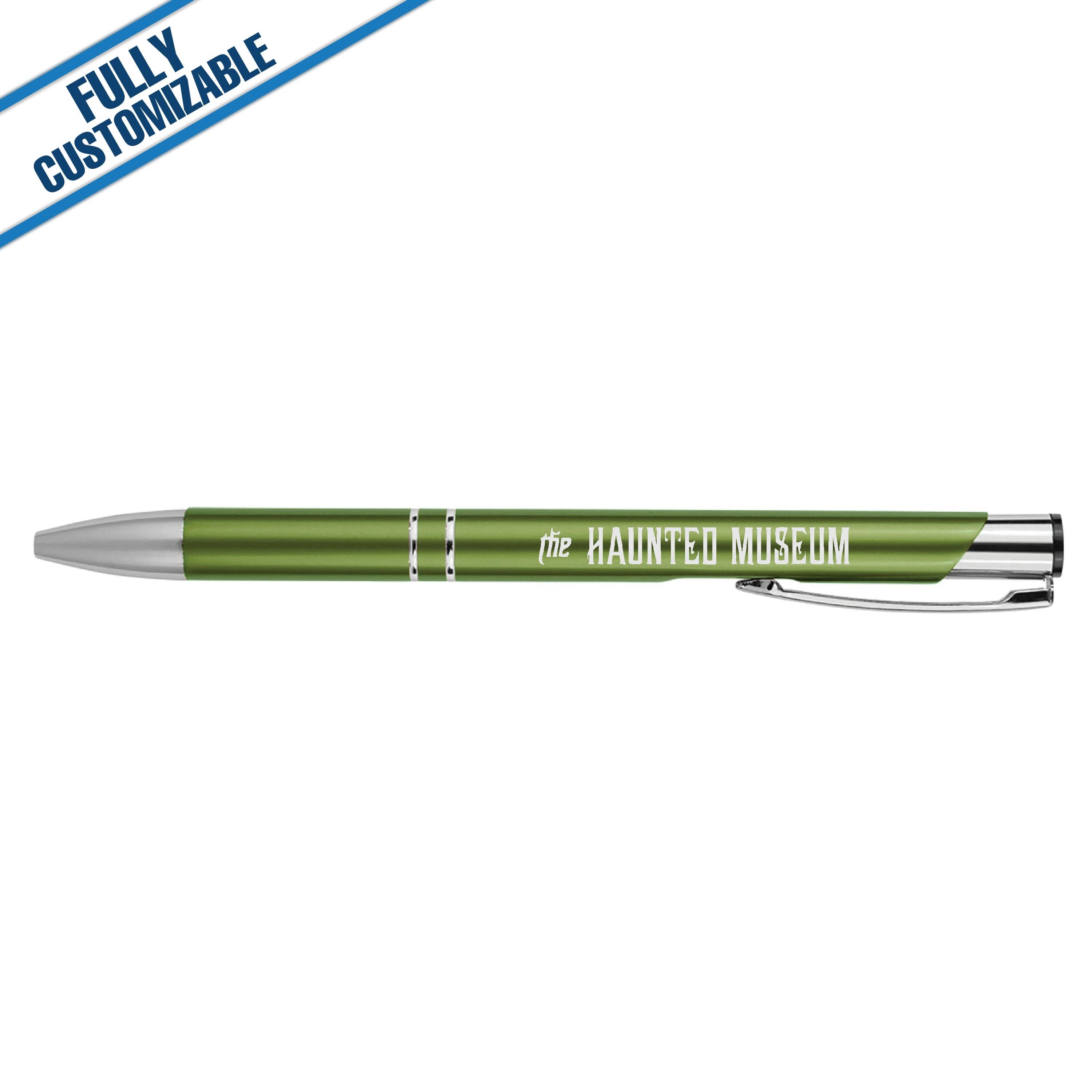 GiftWorksPlus - Wholesale Pen - Silver Trim Metal Pen - Fully Customizable3