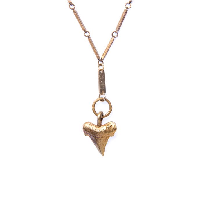 Shark Tooth Necklace for wholesale by Alkemie Jewelry