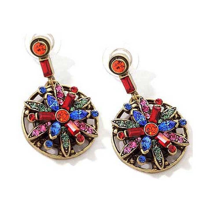 Calypso Regnbågsörhängen E499 för wholesale av Sweet Romance Jewelry