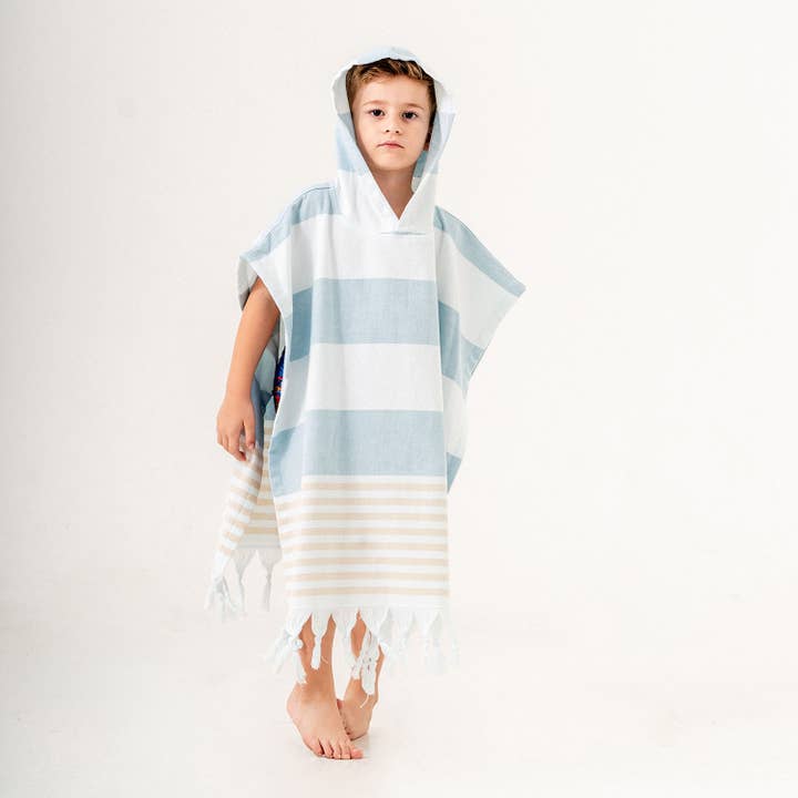 Kikoya - Wholesale Poncho Towel - Kids & Baby - Hooded Poncho Surf Changing Swimming Beach Towel Terrybacked2
