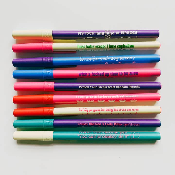 GetBullish - Wholesale Pen - Crusty Old Gen X Lady Who Can't Even Ballpoint Pen in Violet6