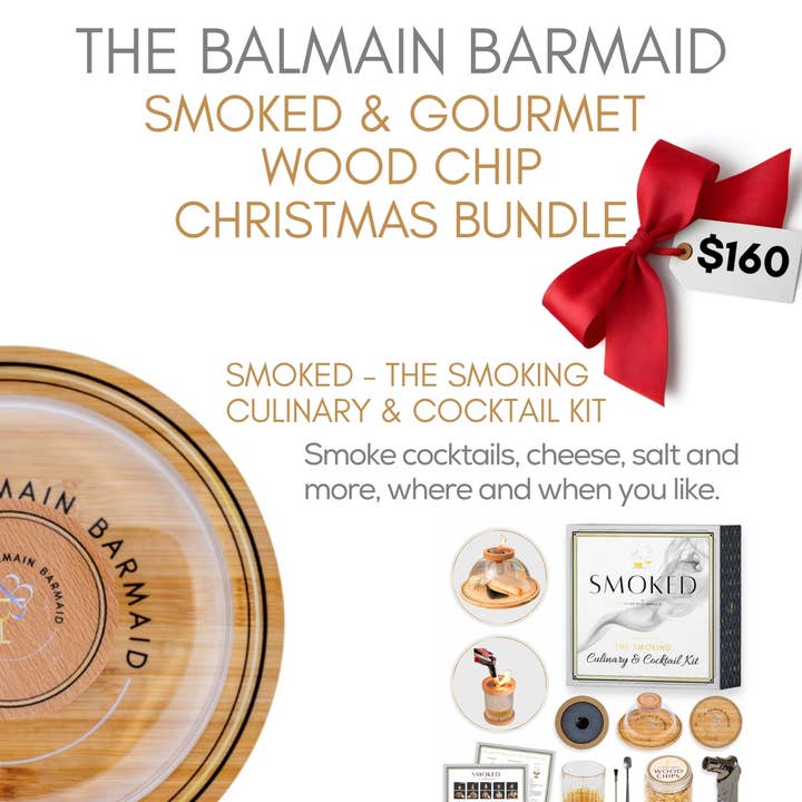 Christmas Smoked Gift Bundle by The Balmain Barmaid for wholesale by The Balmain Barmaid