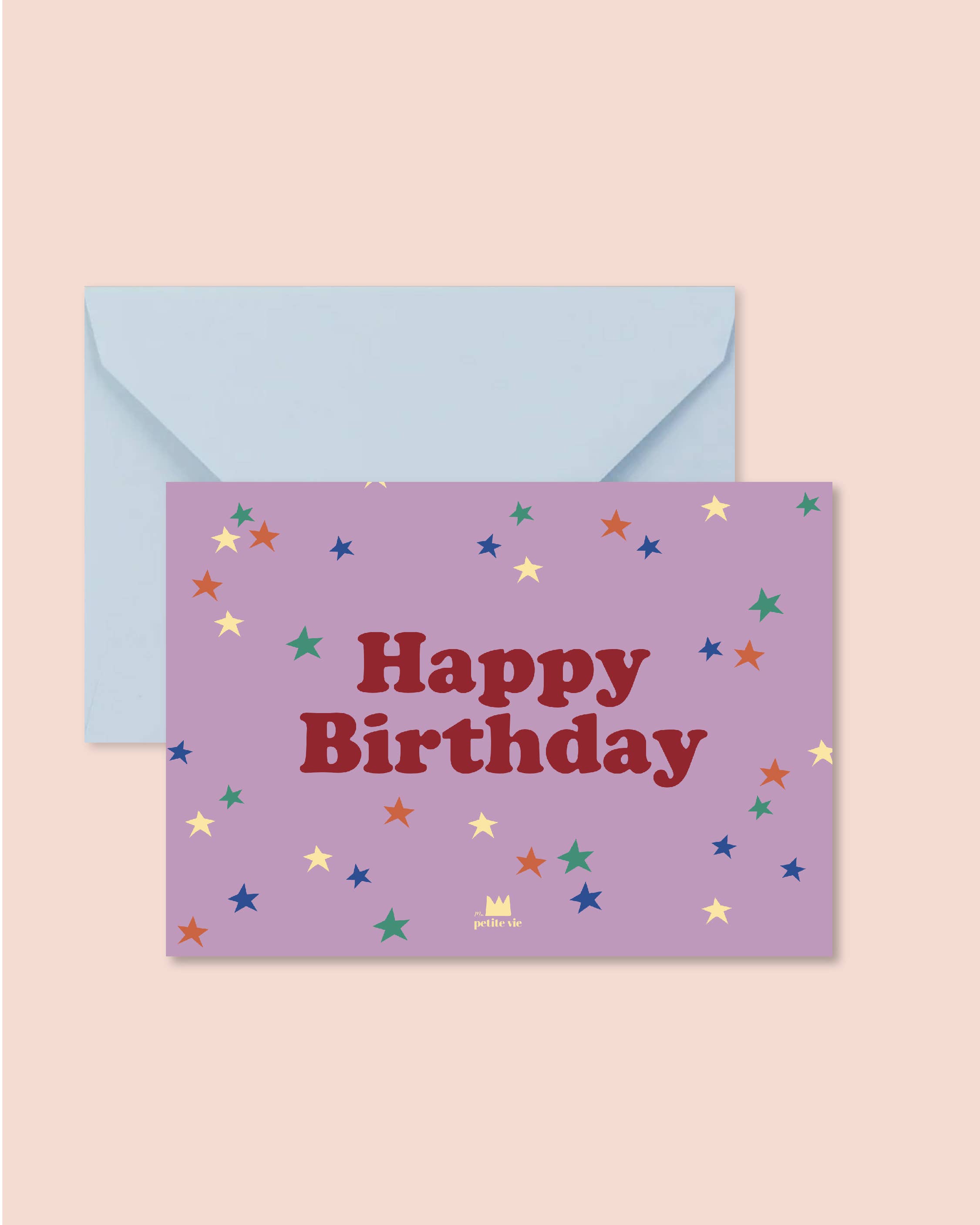 Ma Petite Vie – wholesale Birthday card – "Birthday" Card: Happy Birthday (with envelope)