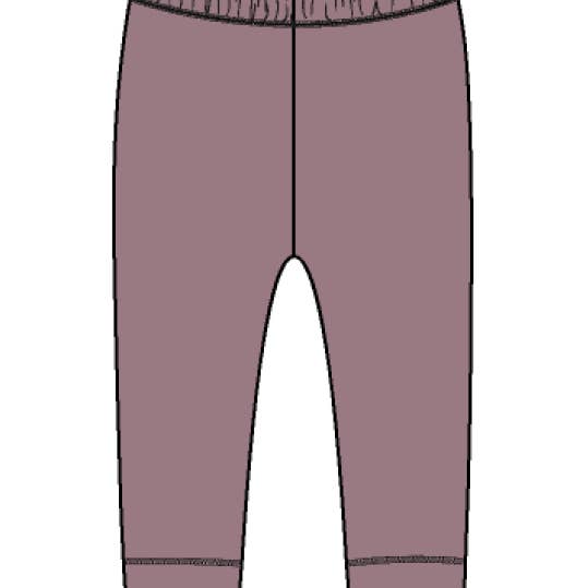 Miles Basics Mauve Home Leggings for wholesale by Miles the Label