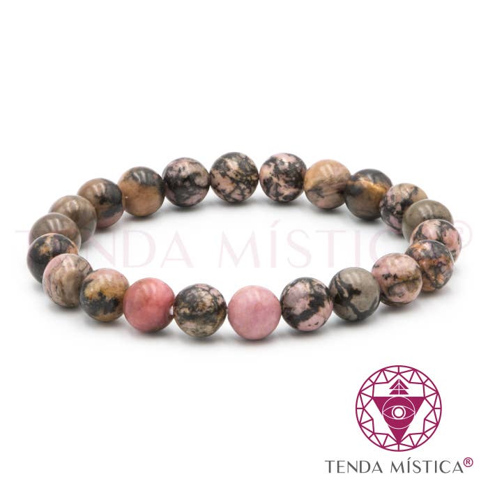 Rhodonitarmband - 8 mm för wholesale av Tenda Mística