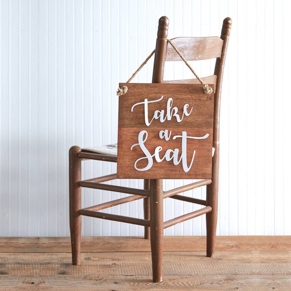 CTW Home Collection - Wholesale Sign - Take A Seat Wall Sign5