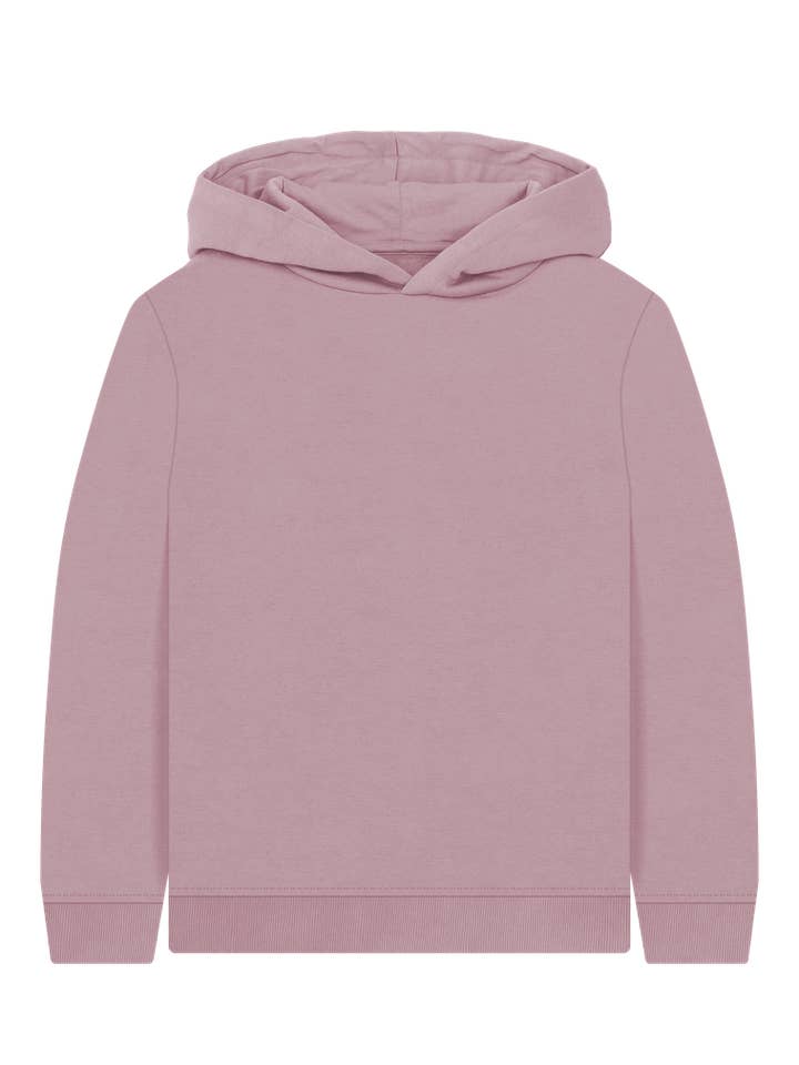 Kinder Kapuzenpullover in Mauve für den Großhandel von Rapanui Clothing