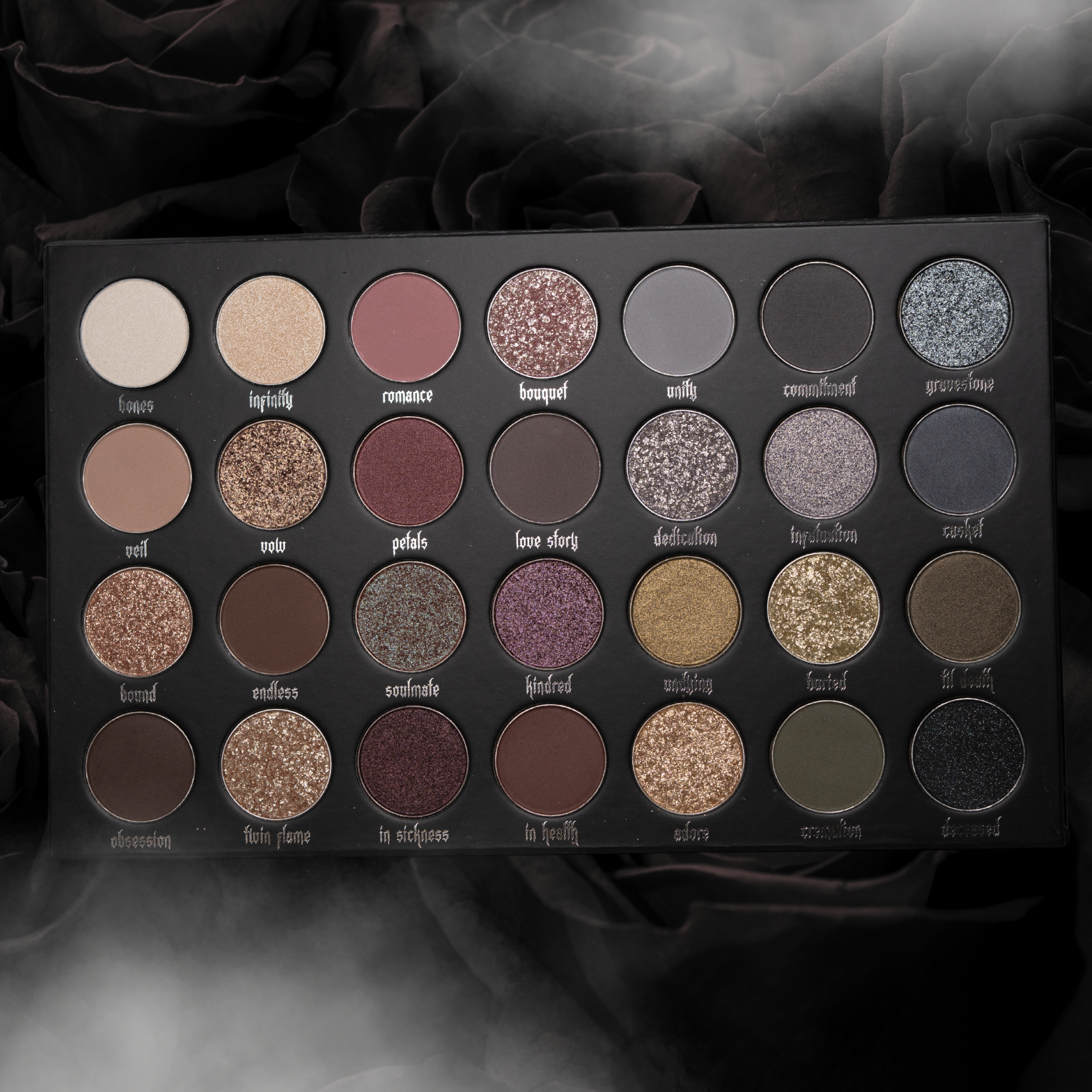 Jolie Beauty – wholesale Eyeshadow palette – Til Death Palette1