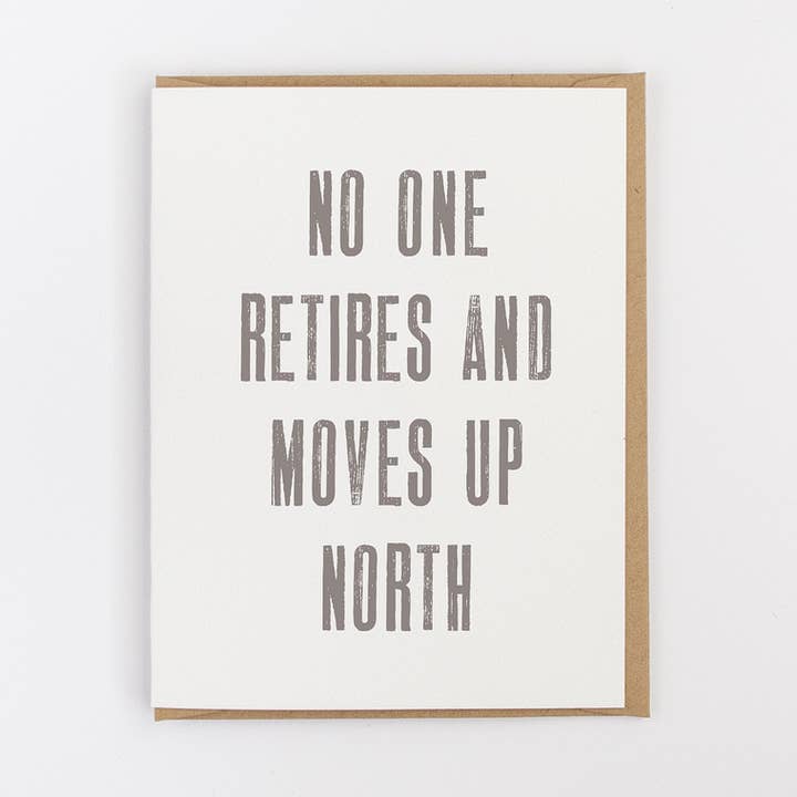 Retirement Greeting Card for wholesale by Jerry and Julep, LLC