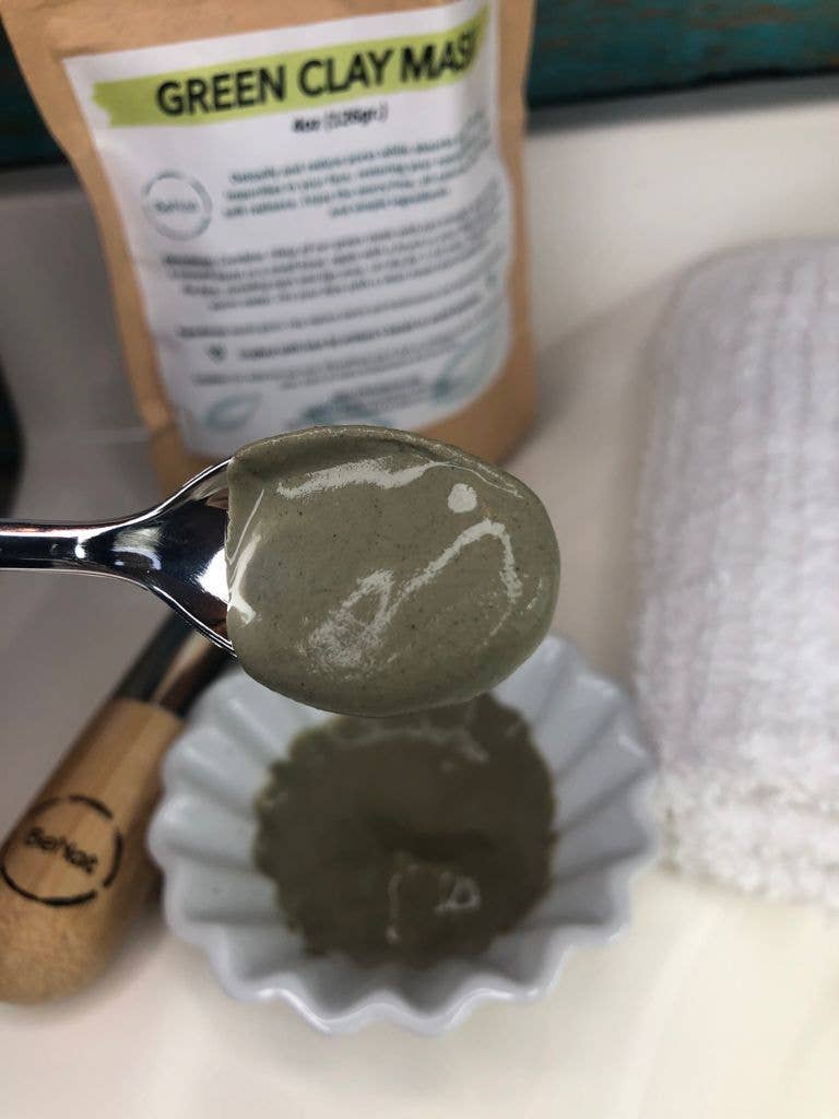 BeNat - Vente Masque pour le visage - Masque à l'argile verte7