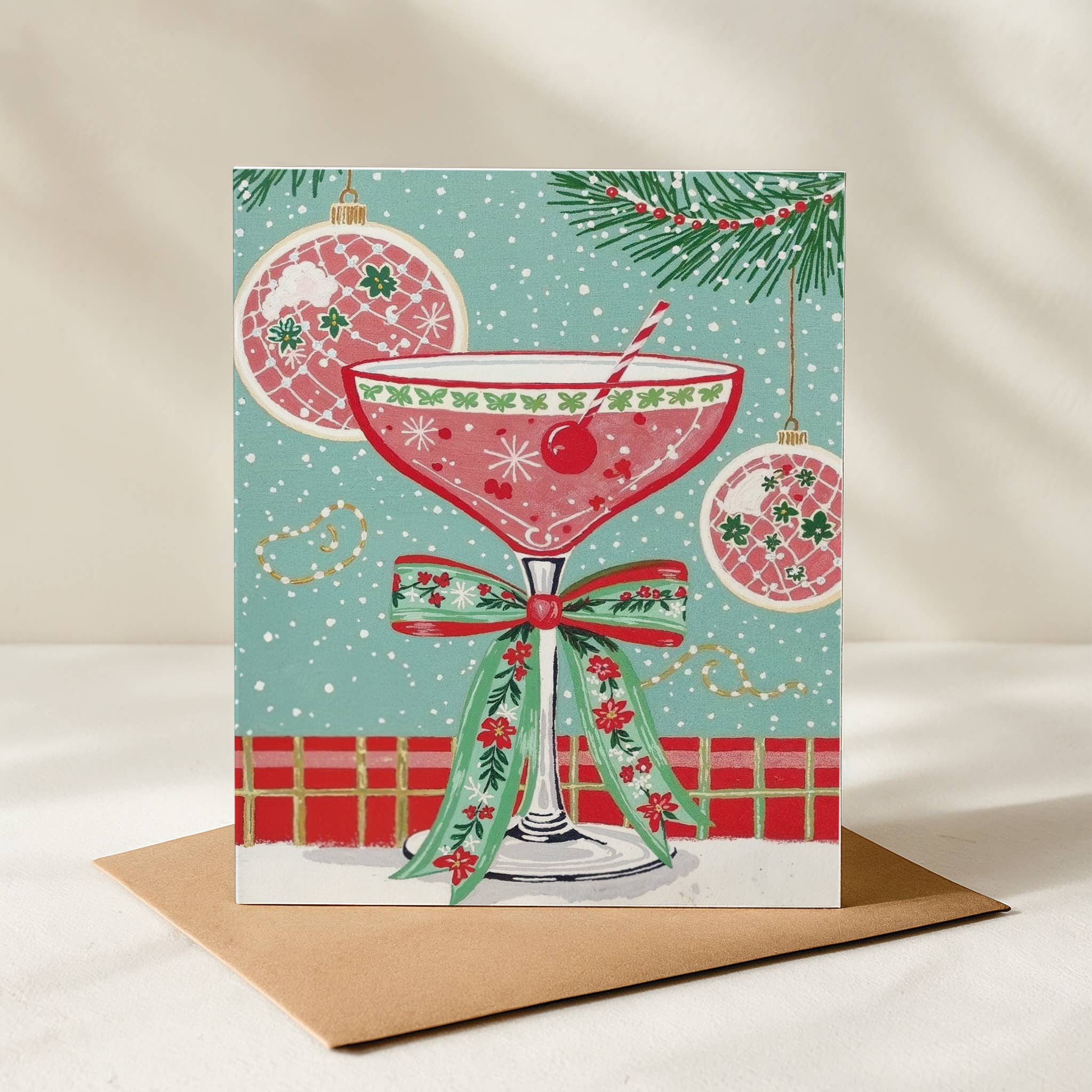 OLF - Wholesale Christmas Card - Festive Cocktail Card2