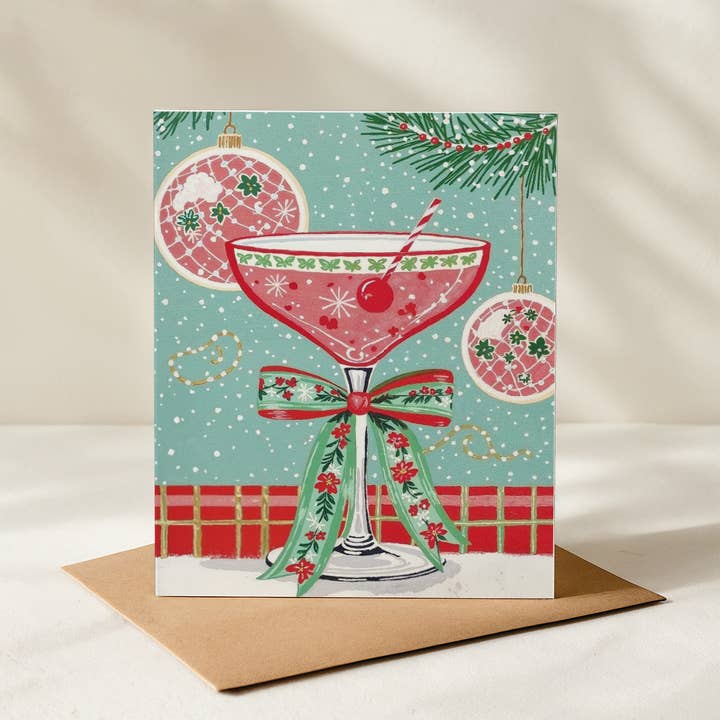 OLF - Wholesale Christmas Card - Festive Cocktail Card2