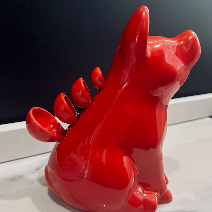 Drew Derose Design - Wholesale Measuring Spoon - Red Pig Measuring Spoon Set2