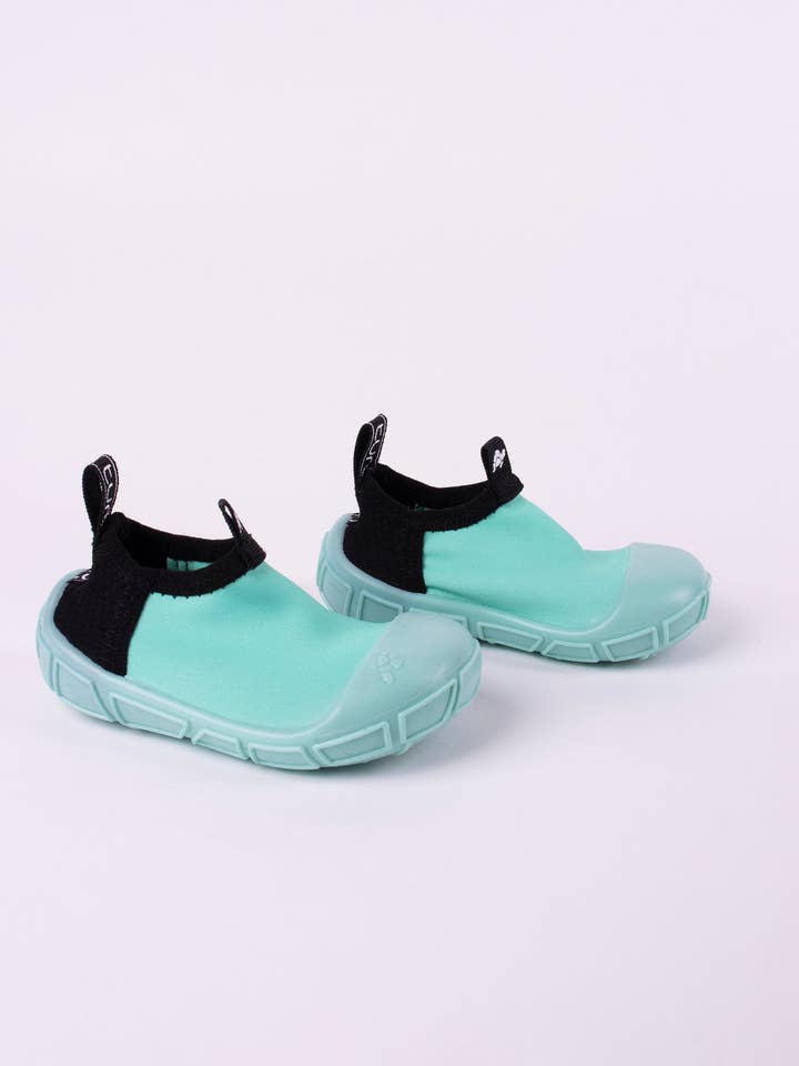 aqua shoes in aqua green for wholesale by Turtl