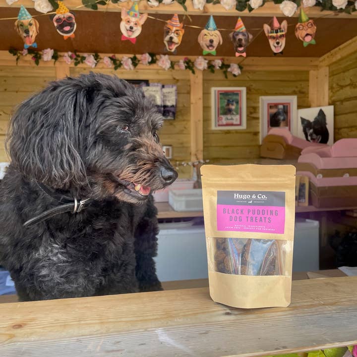 Hugo & Co Dog Treats - Wholesale Pet Treats - Dog - Black Pudding Dog Treat Bag