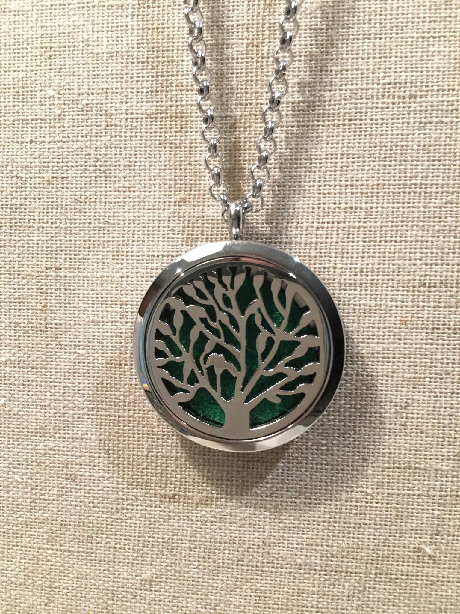 Baltic Essentials - Wholesale Aromatherapy Necklace - Tree of Life Essential Oil Pendant Hypo-Allergenic 316L1