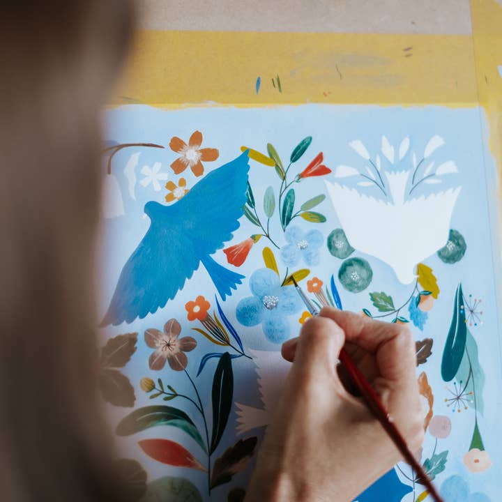 Flora Waycott - Wholesale Season's Greetings Card - Wintertide card1