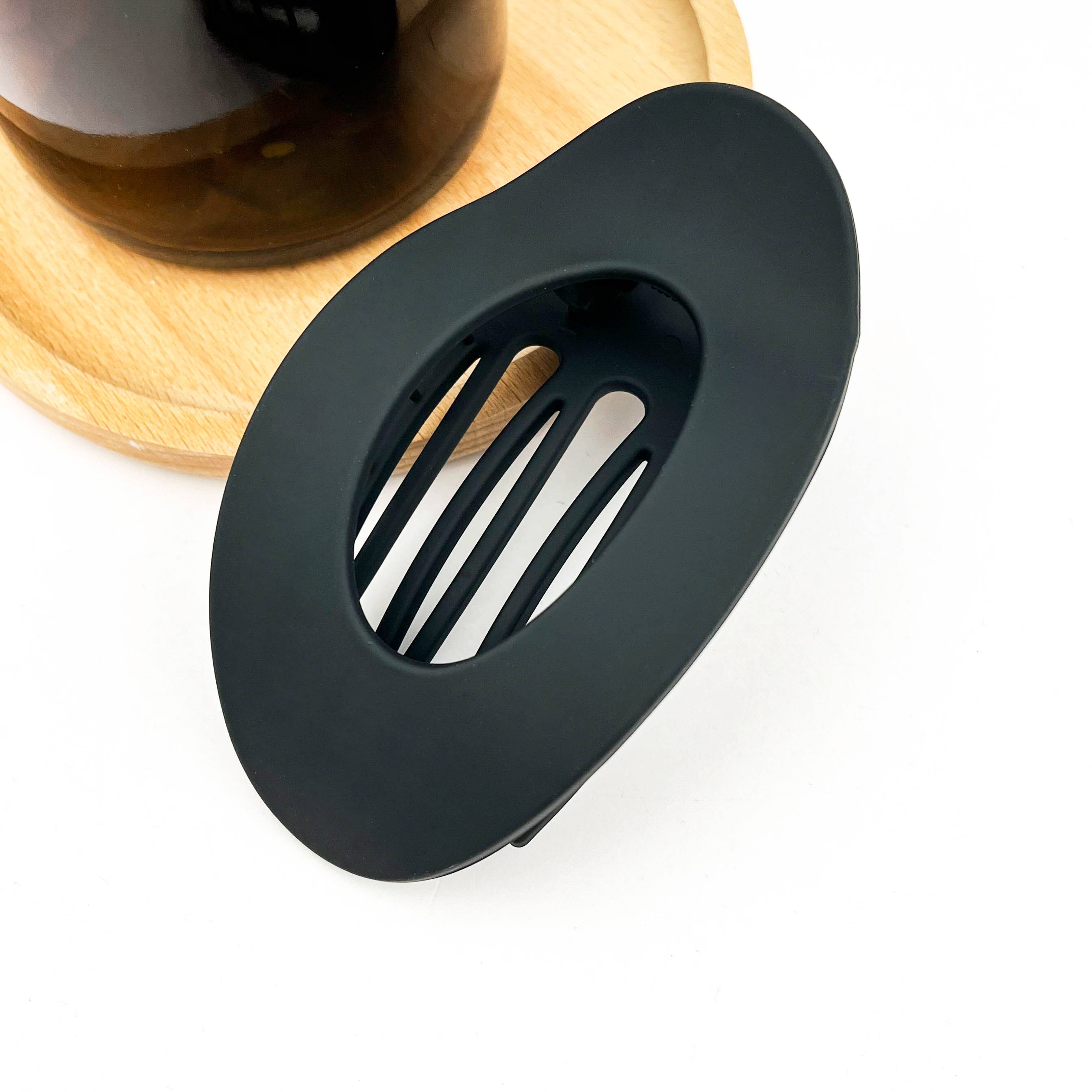 TheDivaSoap - Vente Pince à cheveux – femme - Pince à cheveux ovale unie, barrette minimaliste0