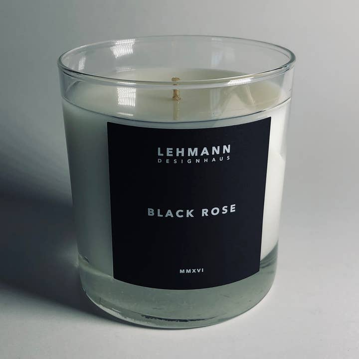 Black Rose Signature Candle for wholesale by LEHMANN DESIGN HAUS