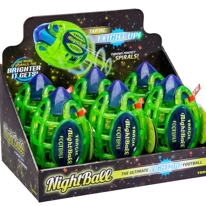 Tangle, Inc. - Wholesale Sports Ball - Kids - NightBall® Airless Matrix Light-Up LED Football1