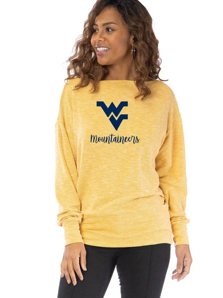 West Virginia Mountaineers Lainey Tunic for wholesale by Flying Colors Apparel