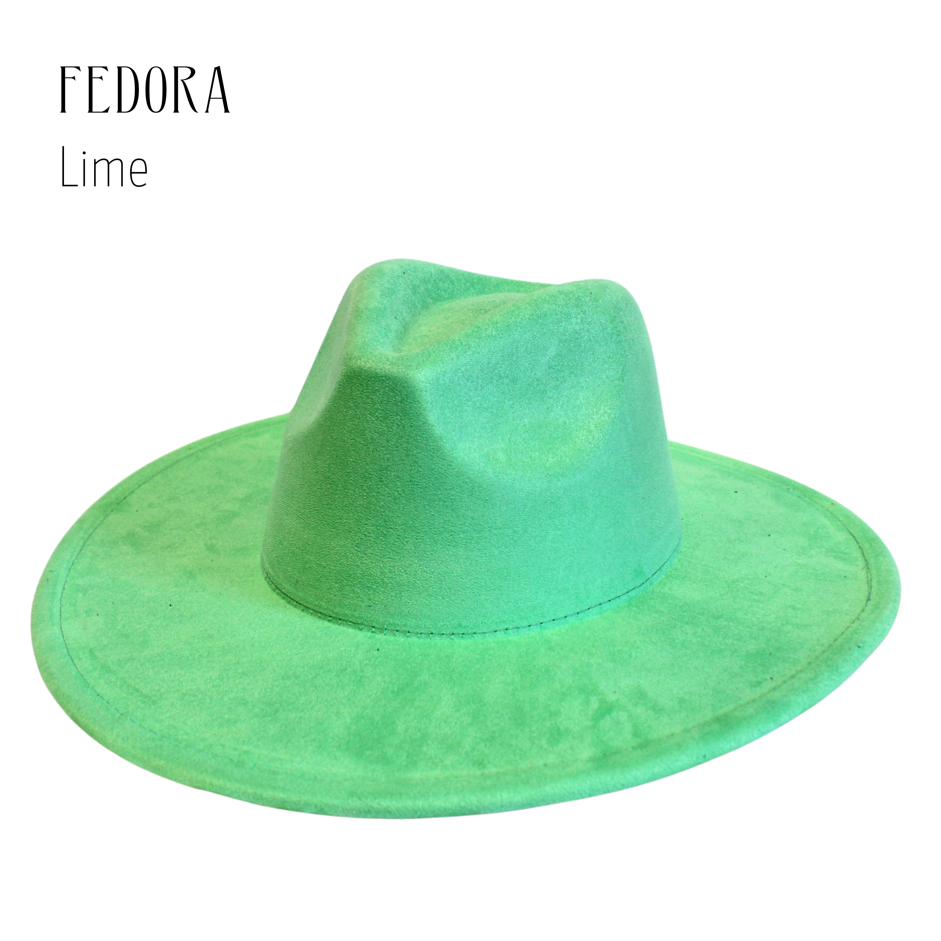 Wildflowers and Barley – Großhandel Fedora-Hut – Damen – Vegan-Wildleder-Blanko-Rancher-Krone-Fedora – Verstellbarer Hut für DIY & Hutverbrennung14