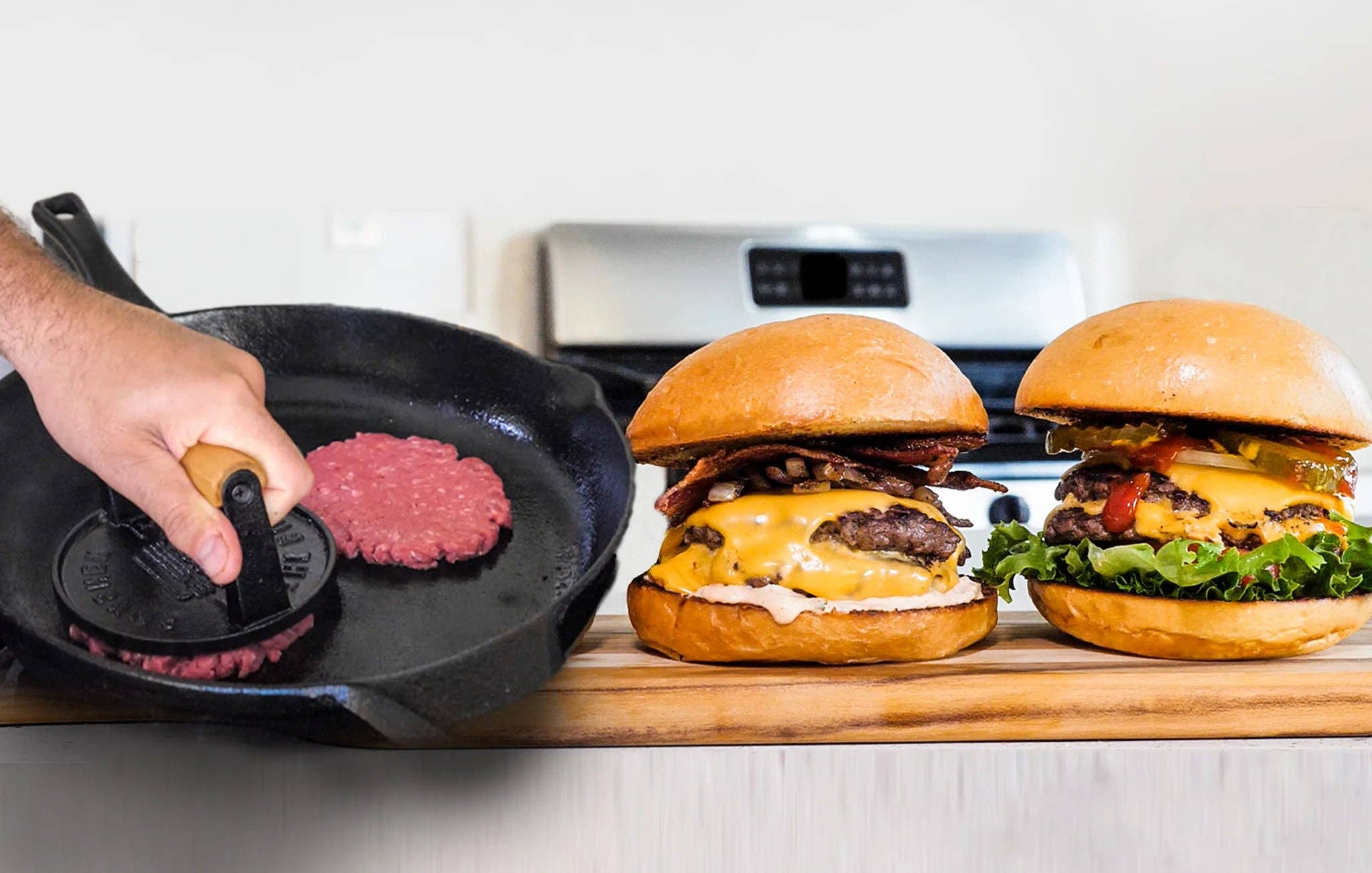 The Burger Smasher – Großhandel Küchengerät – The Burger Smasher – Burgerpresse für perfekt dünne Patties5